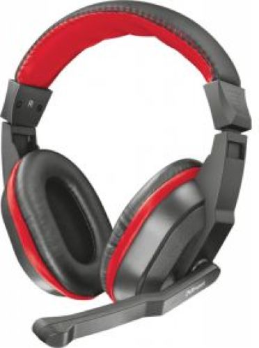 Trust 21953 hoofdtelefoon/headset Hoofdband 3,5mm-connector Zwart, Rood