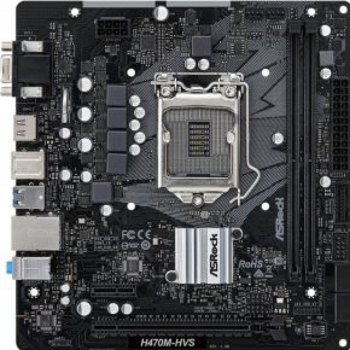ASRock H470M-HVS Intel H470 LGA 1200 micro ATX