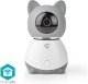 Nedis Smart WiFi Indoor IP-camera | Kantel-/Draaifunctie | Full HD | Auto-tracking | Met Slaapliedje