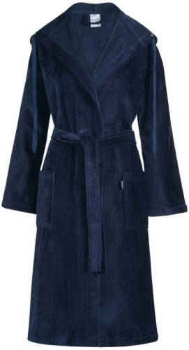 Vandyck badstof badjas Rio met capuchon donkerblauw