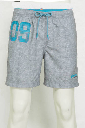 Superdry zwemshort lichtgrijs