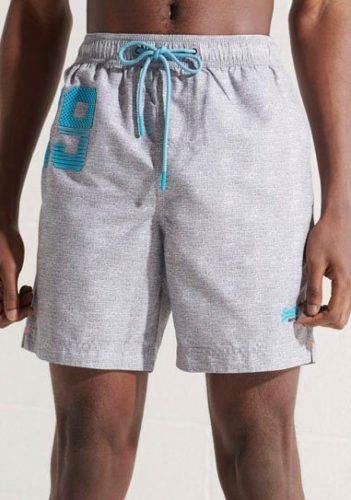 Superdry zwemshort lichtgrijs
