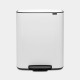 Brabantia Bo Pedal Bin 60 liter White