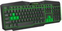 Esperanza EGK201G toetsenbord USB QWERTY Brits Engels Zwart, Groen