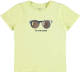 NAME IT MINI T-shirt Summer met biologisch katoen geel