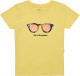 NAME IT MINI T-shirt Summer met biologisch katoen geel