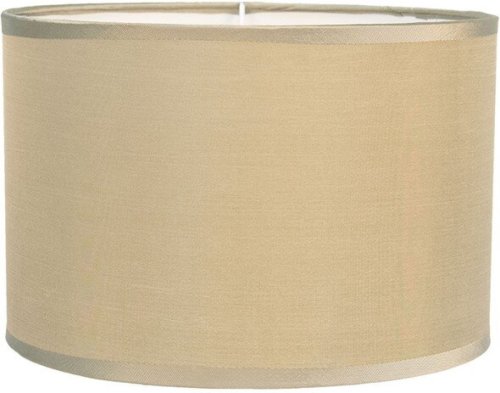 Lampenkap | Ø 19*12 cm | Groen | Textiel | Rond | Clayre & Eef | 6LAK0473GR
