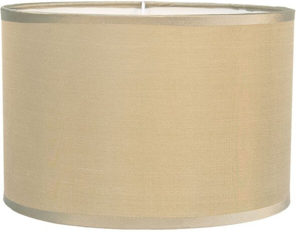 Lampenkap | Ø 19*12 cm | Groen | Textiel | Rond | Clayre & Eef | 6LAK0473GR