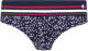 Lascana bikinibroekje met all over print donkerblauw/wit/rood
