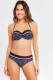 Lascana bikinibroekje met all over print donkerblauw/wit/rood