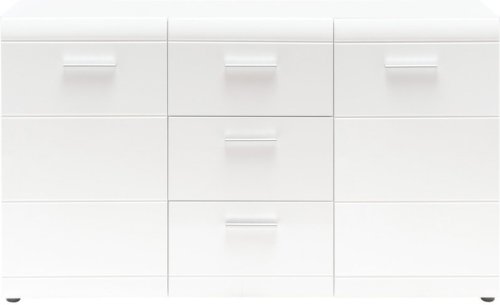 Germania Dressoir Adana - L144 X B40 X H86 Cm - Wit