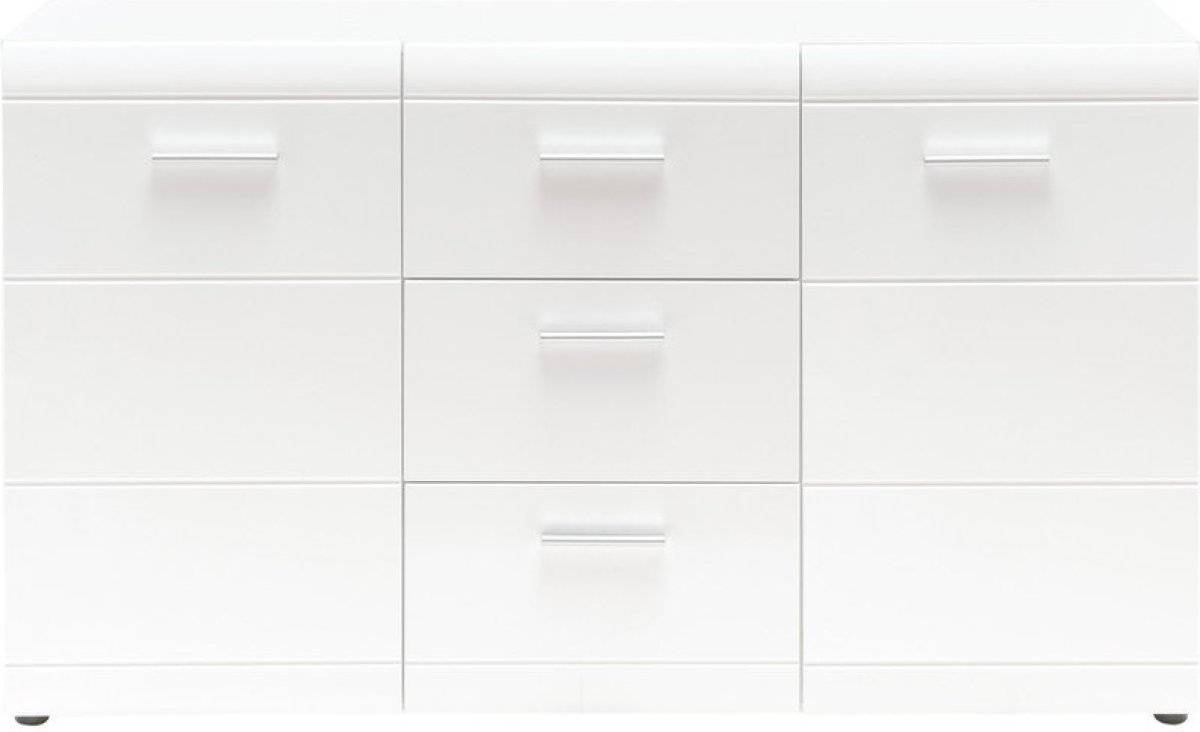 Germania Dressoir Adana - L144 X B40 X H86 Cm - Wit