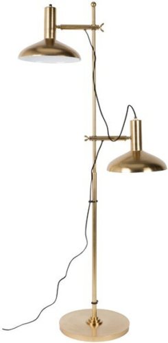 Dutchbone Karish Vloerlamp - B69xD36xH163 Cm - Messing Metaal