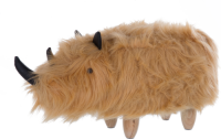 Beliani Hocker bruin WOOLLY