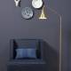 it's about RoMi Vloerlamp ijzer Lyon, goud