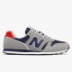 New balance 373 373 sneakers grijs/donkerblauw/rood