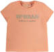 NAME IT MINI T-shirt Fami met biologisch katoen oranje