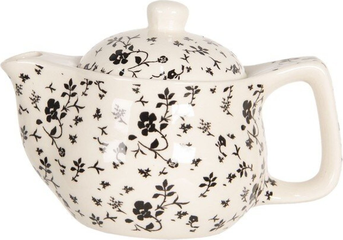 Theepot | Ø 16*11 cm / 0.4L | Multi | Porselein | Clayre & Eef | 6CETE0081S