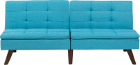 Beliani Slaapbank stof turquoise RONNE