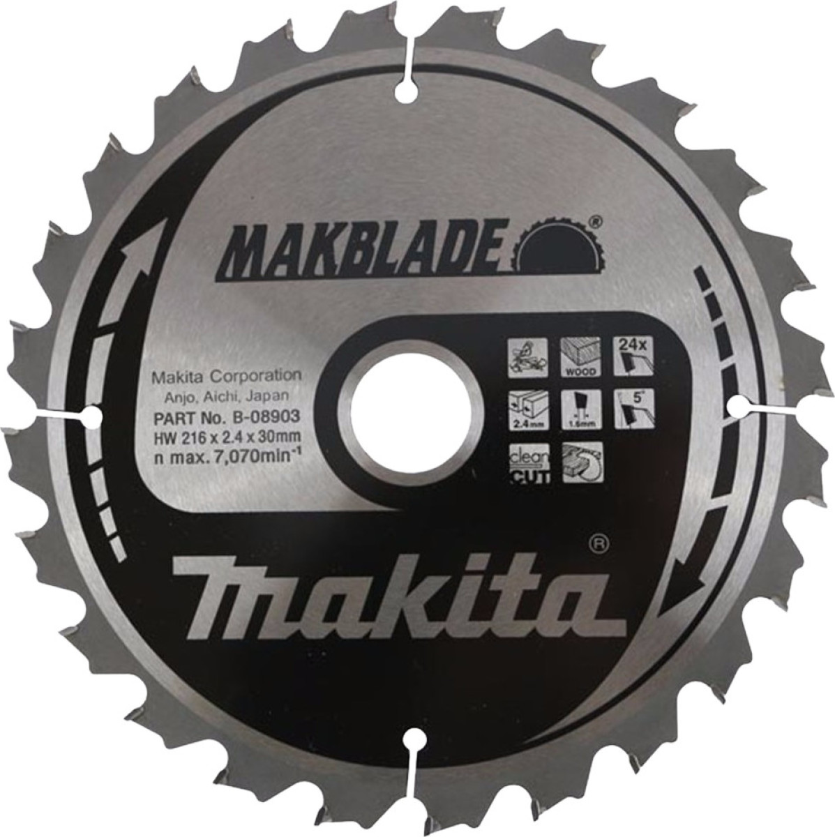Makita Zaagblad 216x30x2,1 24T