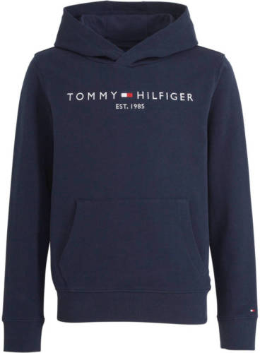 Tommy hilfiger hoodie met logo donkerblauw