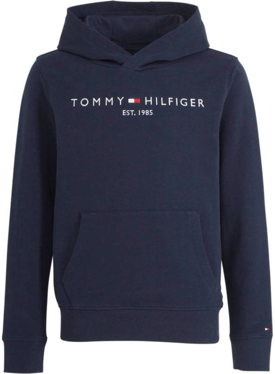 Tommy hilfiger hoodie met logo donkerblauw