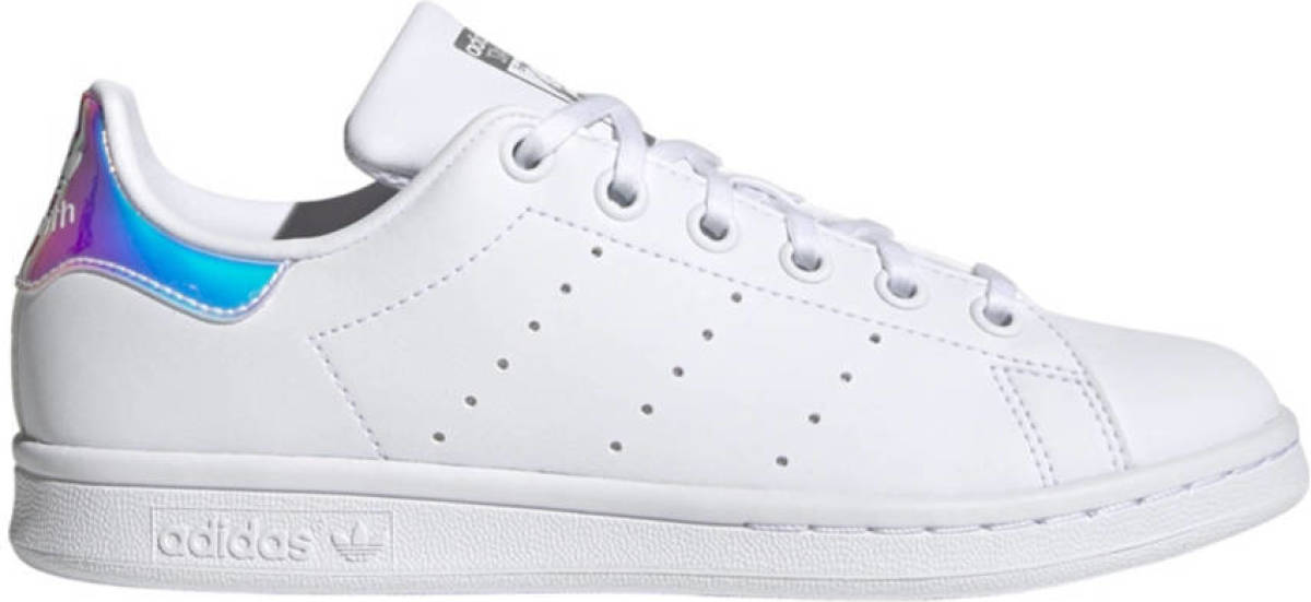 adidas Originals Stan Smith sneakers wit/zilver metallic