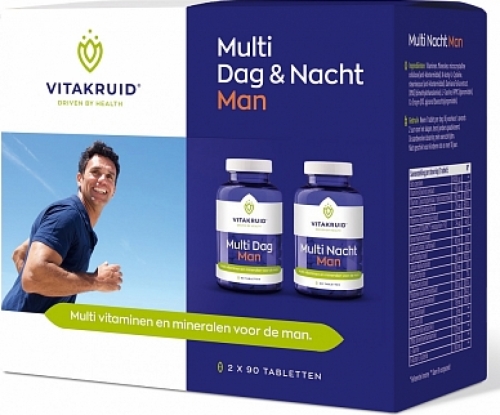Vitakruid Multi Dag en Nacht Man Tabletten