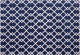 Beliani Vloerkleed blauw 140 x 200 cm SERRES