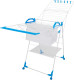 BlueBuilt Droogrek 25 meter met Wasmand, Wasknijpers en Waszak