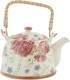 Theepot | 18*14*12 cm / 0.7L | Multi | Keramiek | Rond | Bloemen | Clayre & Eef | 6CETE0020