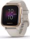 Garmin smartwatch Venu Sq Music Edition (Licht Zand)