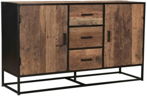Dimehouse Industrieel Dressoir Rayan Hout 2 Deurs