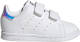 adidas Originals Stan Smith sneakers wit/zilver metallic