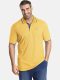 Charles Colby oversized polo Earl LANDON Plus Size met contrastbies lichtgeel