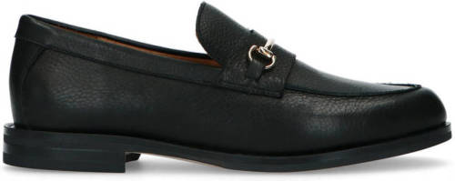 Manfield leren loafers zwart