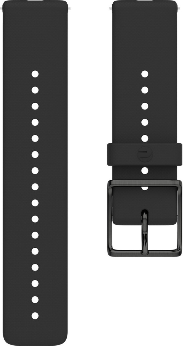 Polar Ignite Siliconen Bandje Zwart S