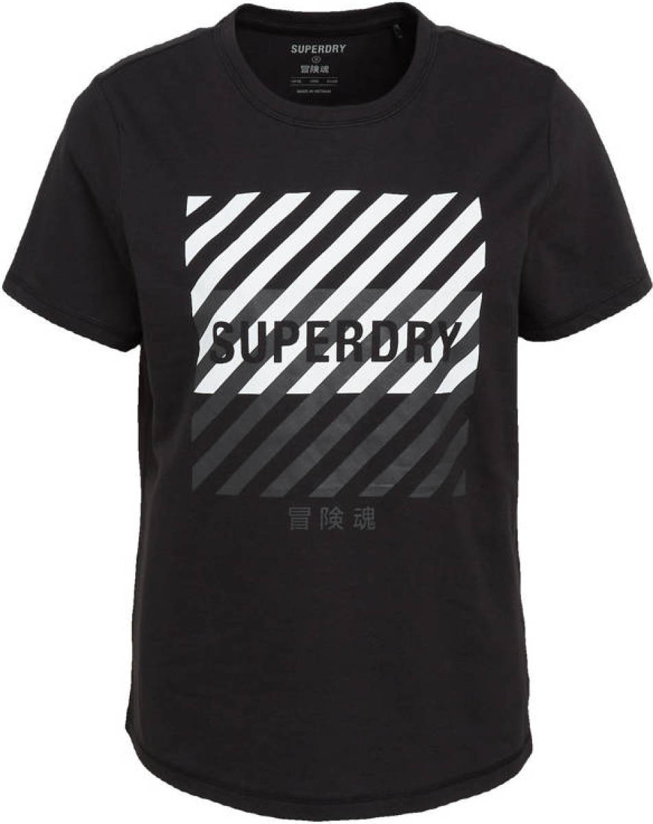 Superdry Sport sport T-shirt zwart