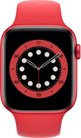 Apple Watch Series 6 GPS 44mm PRODUCT RED (Rood) Sportband
