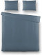 Presence Plain Percale - Donkerblauw Lits-jumeaux (240 x 200/220 cm + 2 kussenslopen), Extra sierkussenslopen: Geen extra sierkussenslopen Dekbedovertrek