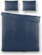 Presence Plain Percale - Navy Lits-jumeaux (240 x 200/220 cm + 2 kussenslopen), Extra sierkussenslopen: Geen extra sierkussenslopen Dekbedovertrek