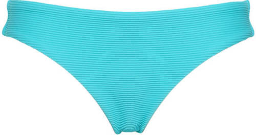 Seafolly bikinibroekje met rib structuur turquoise