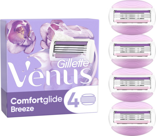 GILLETTE Venus Comfortglide Breeze navulmesjes - 4 stuks