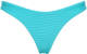 Seafolly high leg bikinibroekje met rib structuur turquoise