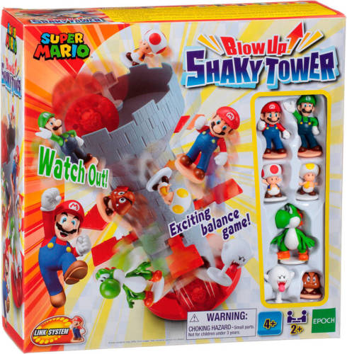 Super Mario Shaky Tower denkspel