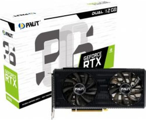 Xpertvision Palit NE63060019K9-190AD videokaart NVIDIA GeForce RTX 3060 12 GB GDDR6