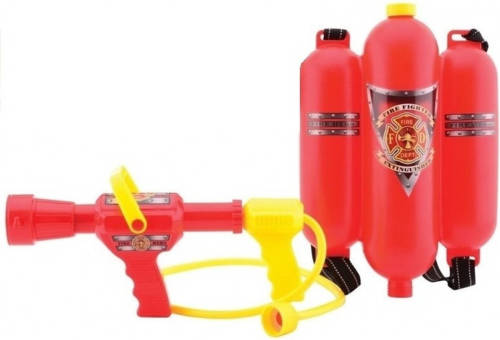 Merkloos Speelgoed Brandblusser Watertank Rugzak Met Waterspuit - Brandweer Spelen
