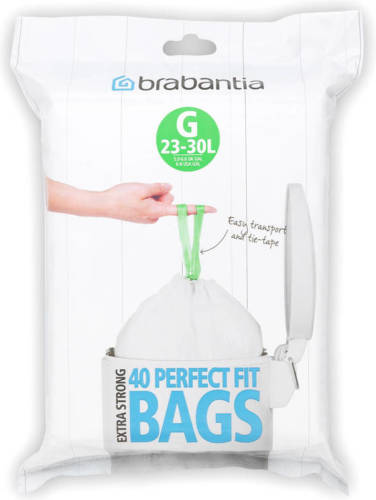 Brabantia 40 afvalzakken code G 23-30 liter