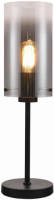 Freelight Tafellamp Ventotto H 58 Cm Ø 15 Cm Rook Glas Zwart