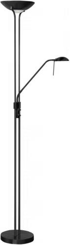 Highlight Vloerlamp New Luna H 180 Cm 24 + 5 Watt Zwart